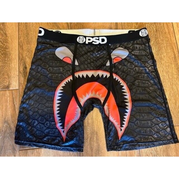PSD Boxer Brief Mens Size XL WF Black Mamba Underwear Black Red New w Tags - Picture 1 of 3